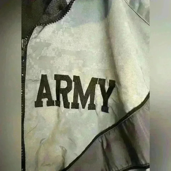 US Army JWOD Skilcraft Jacket Windbreaker Size Unknown - Measures Size Large /XL - Picture 3 of 11